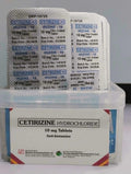 Cetirizine (Irizine) 10mg/tab