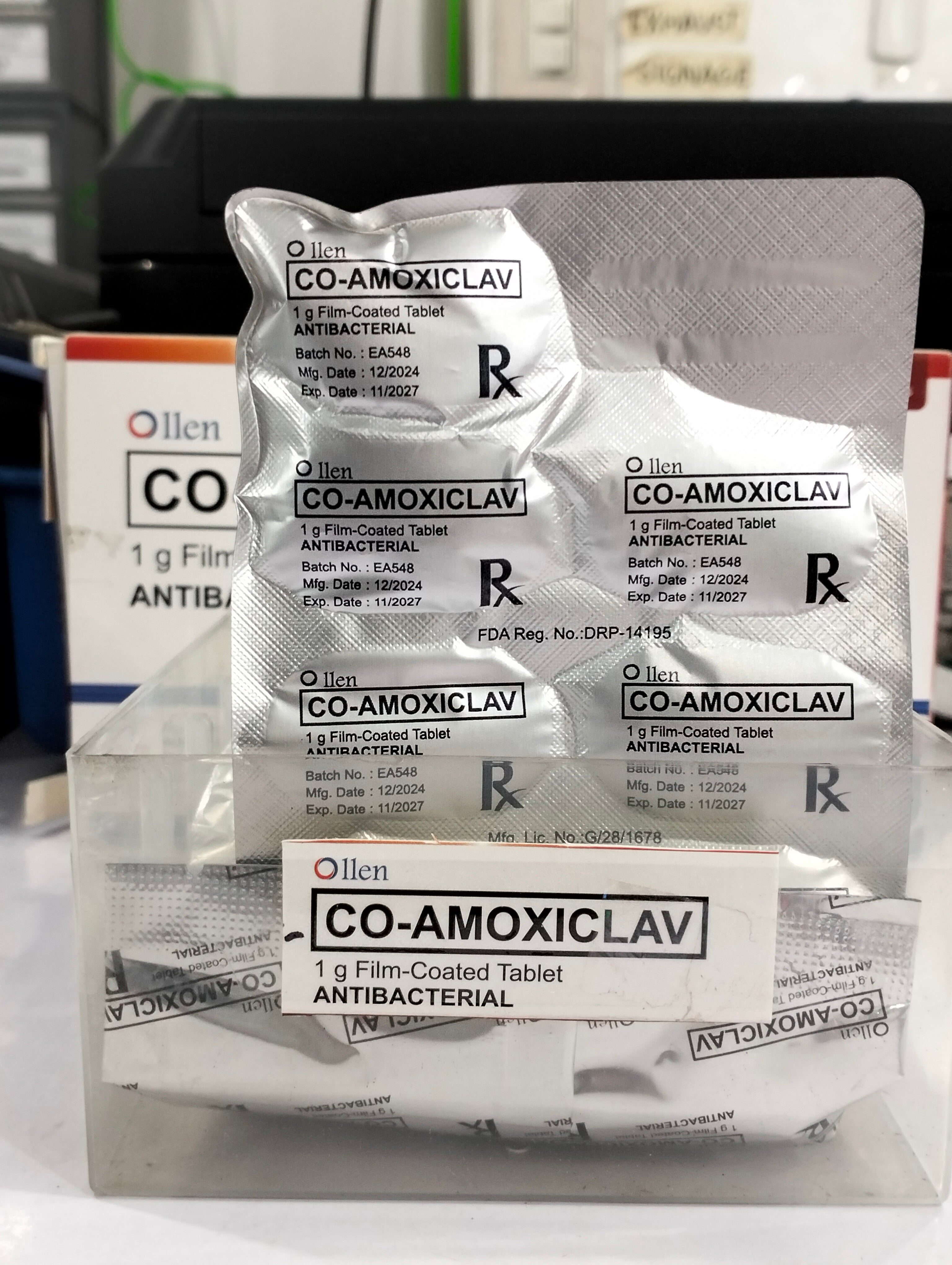 Co-amoxiclav (Ollen Co-amoxiclav) 1g/tab