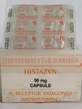 Diphenhydramine (Histazyn) 50mg/cap