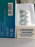 Loratadine (Loratamed) 10mg/tab