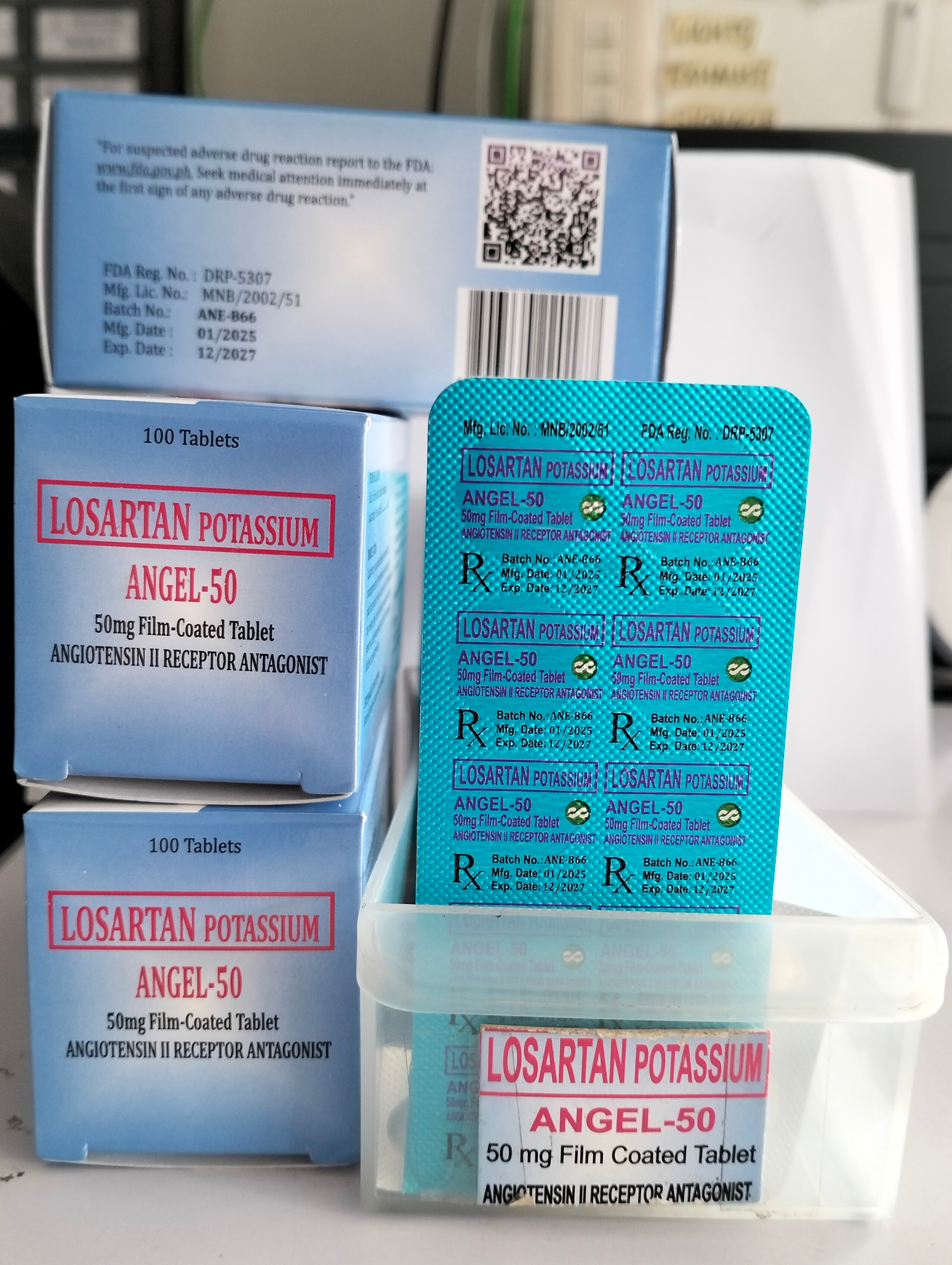 Losartan (Angel) 50mg/tab