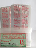 Losartan + HCTZ (Thiaxtan) 50mg/12.5mg tab