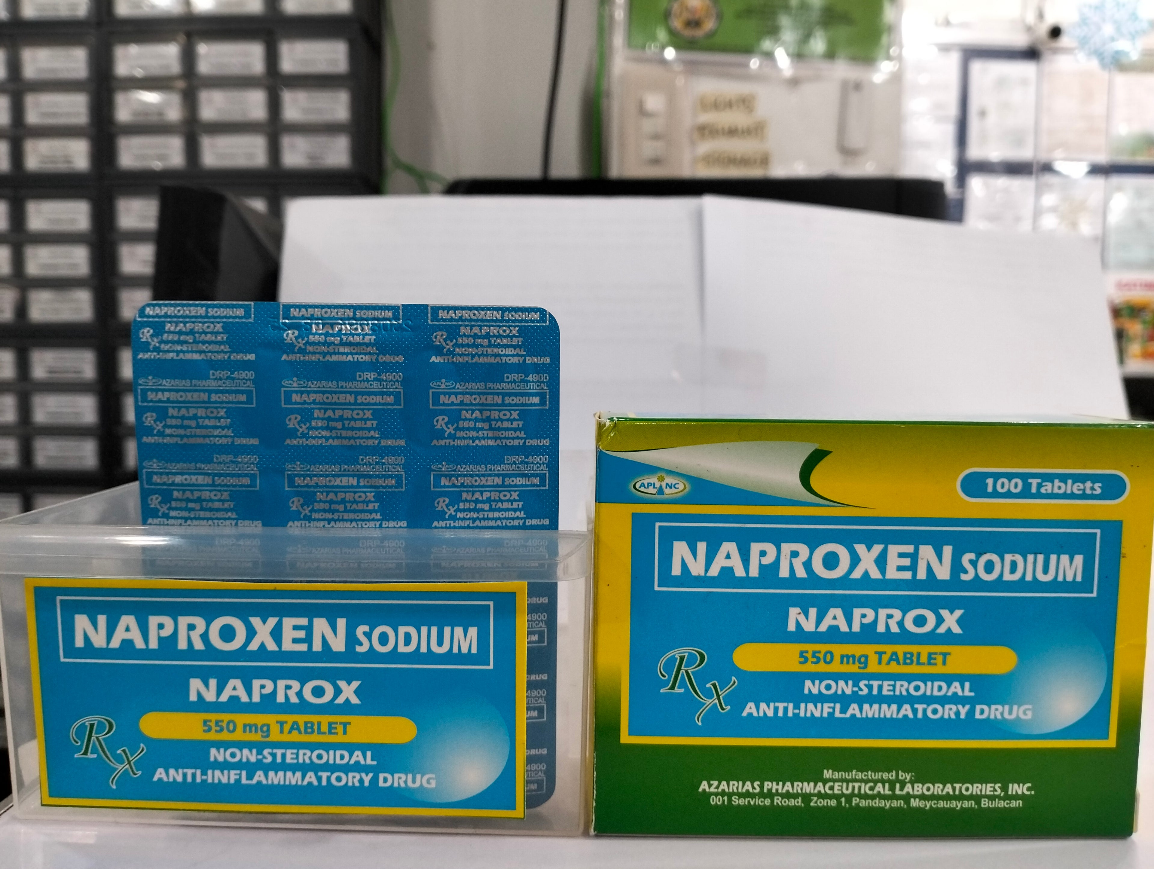 Naproxen (Naprox) 550mg/tab