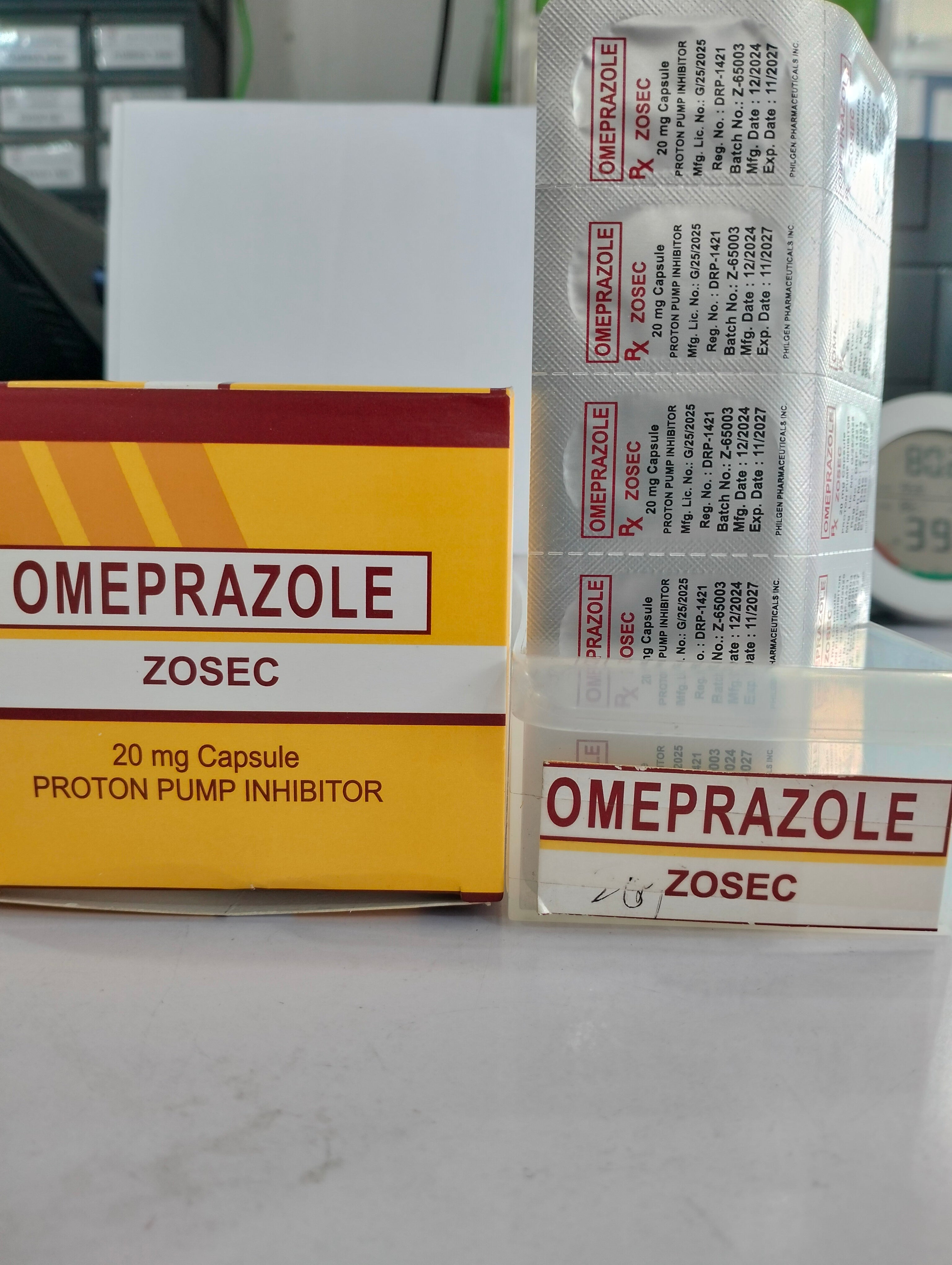 Omeprazole (Zosec) 20mg/tab