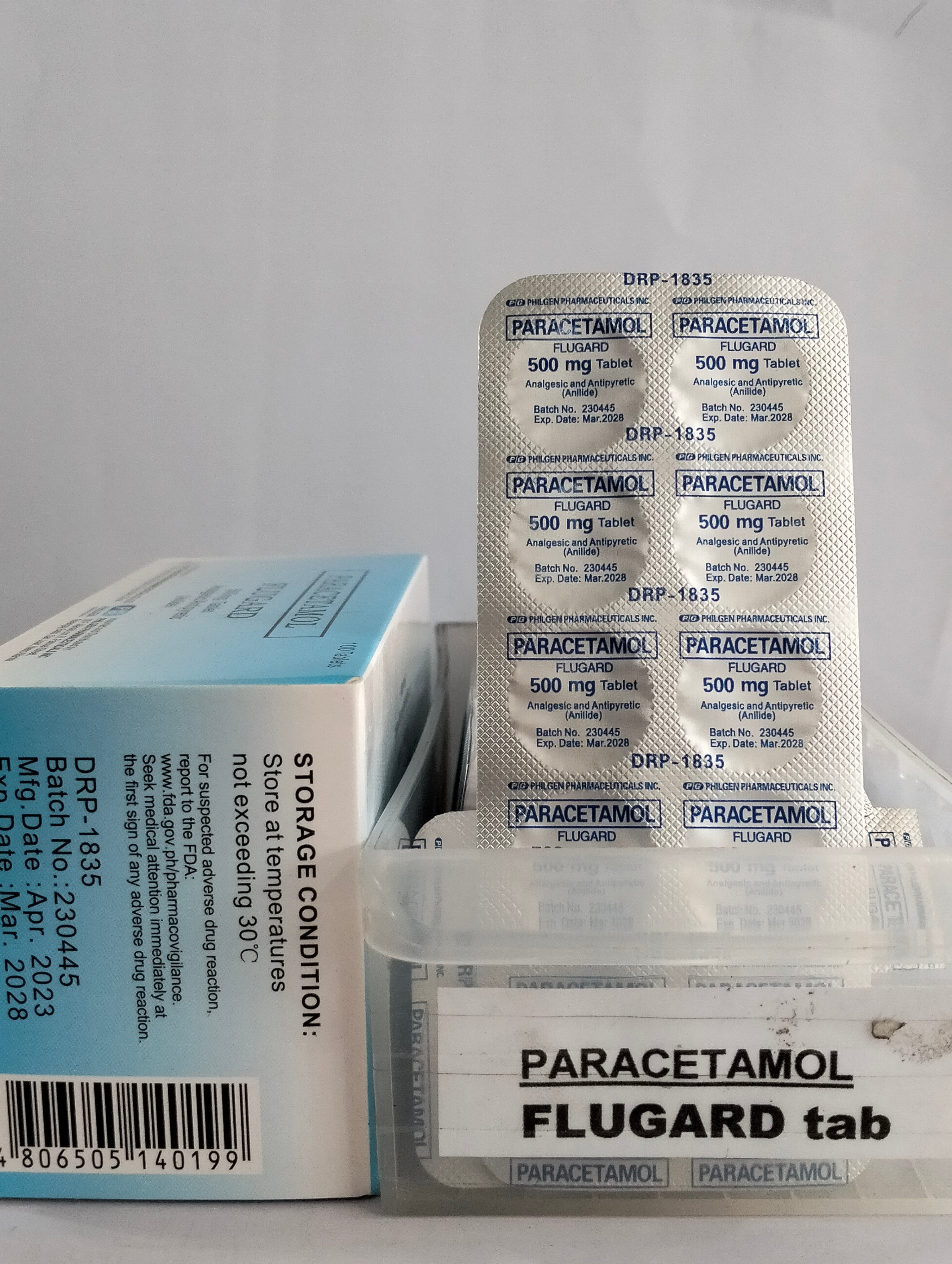 Paracetamol (Flugard) 500mg/tab