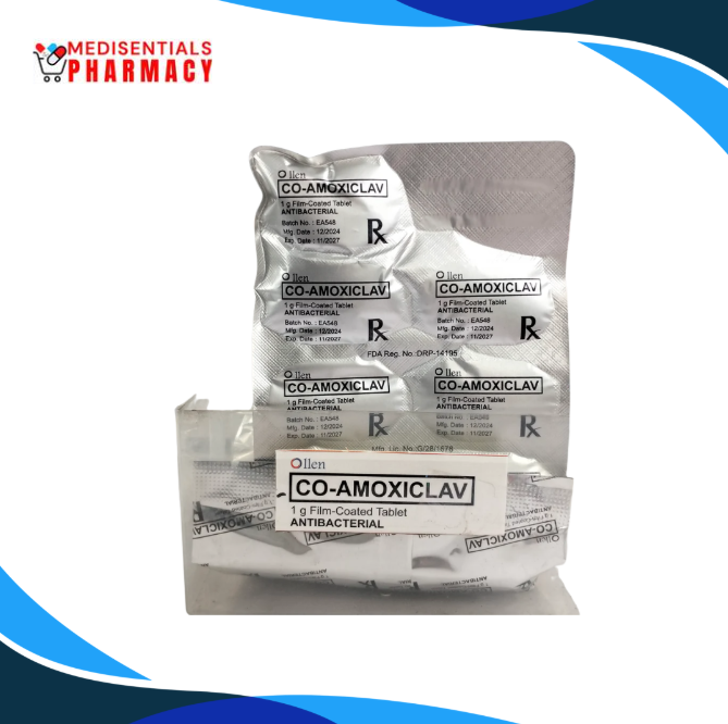 Co-amoxiclav (Ollen Co-amoxiclav) 1g/tab