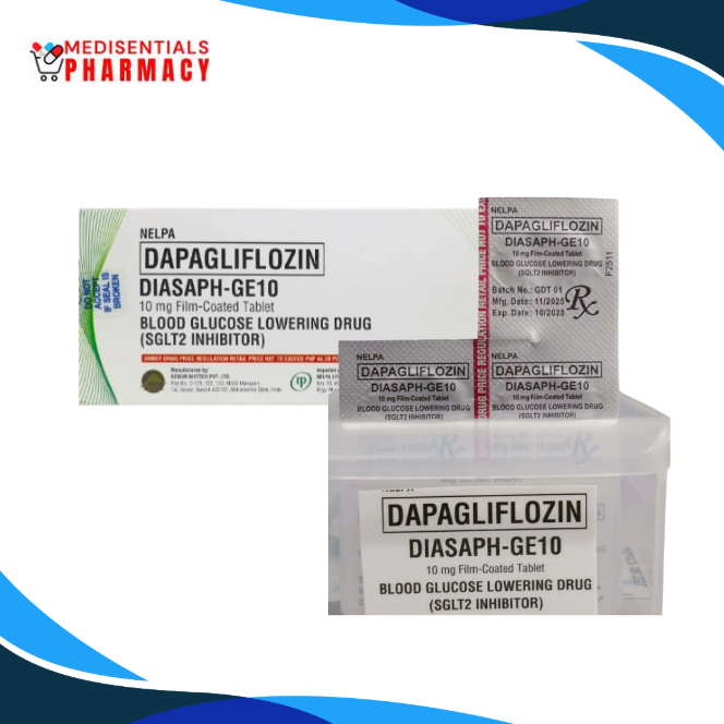 Dapagliflozin (Diasaph) 10mg/tab