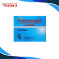 Diphenhydramine (Mucomed) 25mg/cap