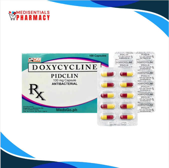 Doxycycline (Pidclin) 100mg/cap
