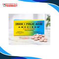Iron + Folic Acid (Ameciron 60mg/400mcg tab
