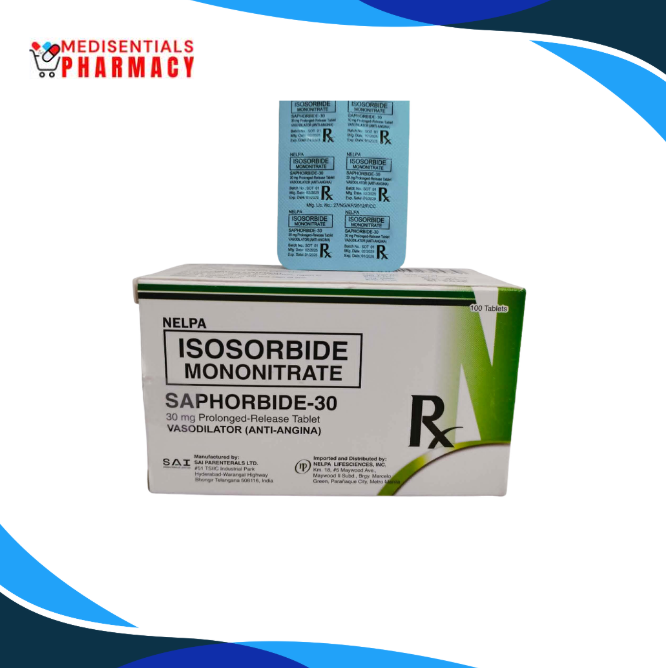Isosorbide Mononitrate (Saphorbide) 30mg tab