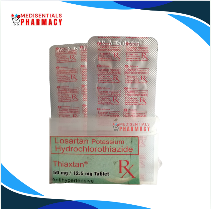 Losartan + HCTZ (Thiaxtan) 50mg/12.5mg tab