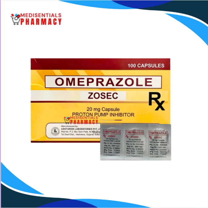 Omeprazole (Zosec) 20mg/tab