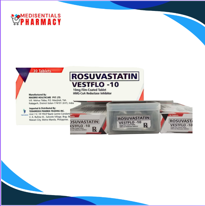 Rosuvastatin (Vestflo) 10mg/tab