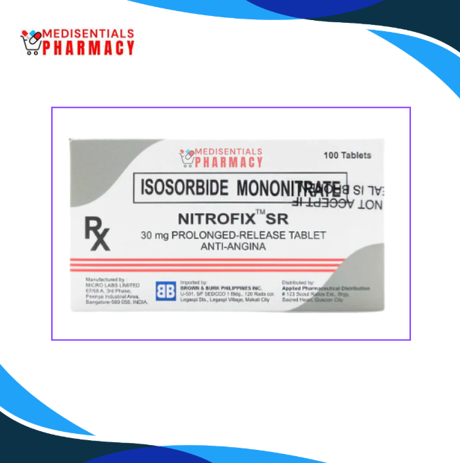 Isosorbide Mononitrate (Nitrofix SR) 60mg tab