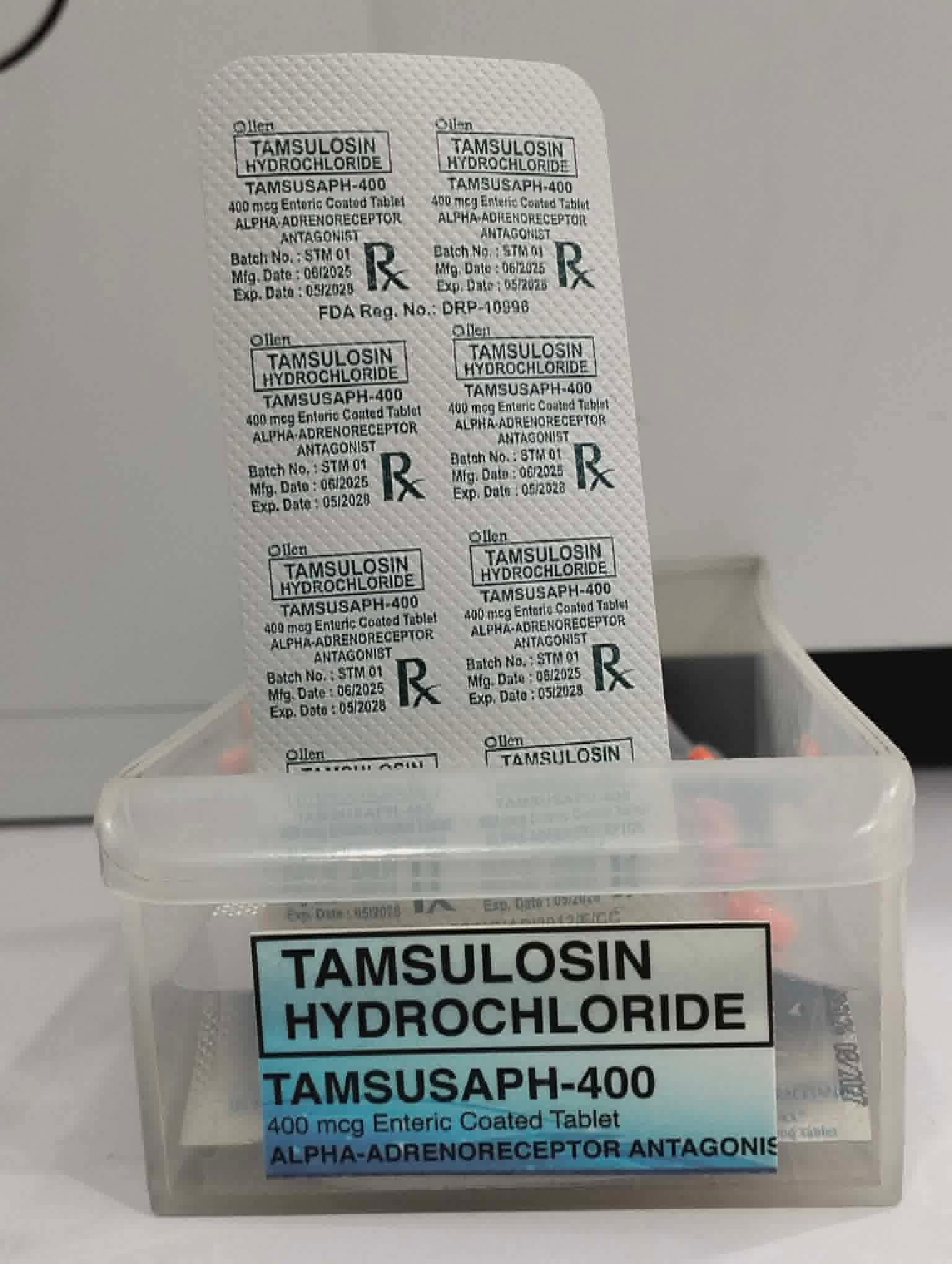 Tamsulosin (Tamsusaph) 400mcg/cap