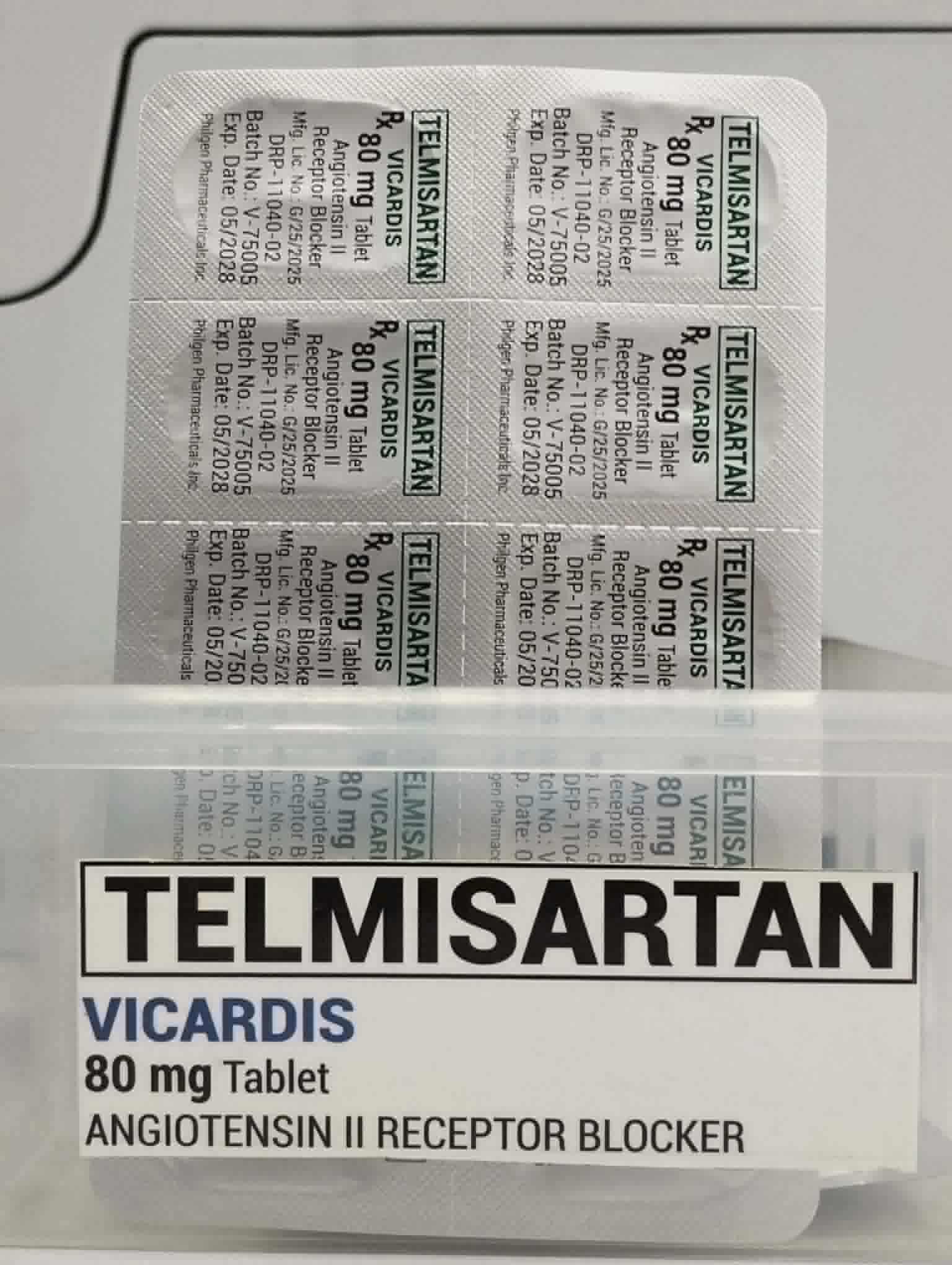 Telmisartan (Vicardis) 80mg/tab