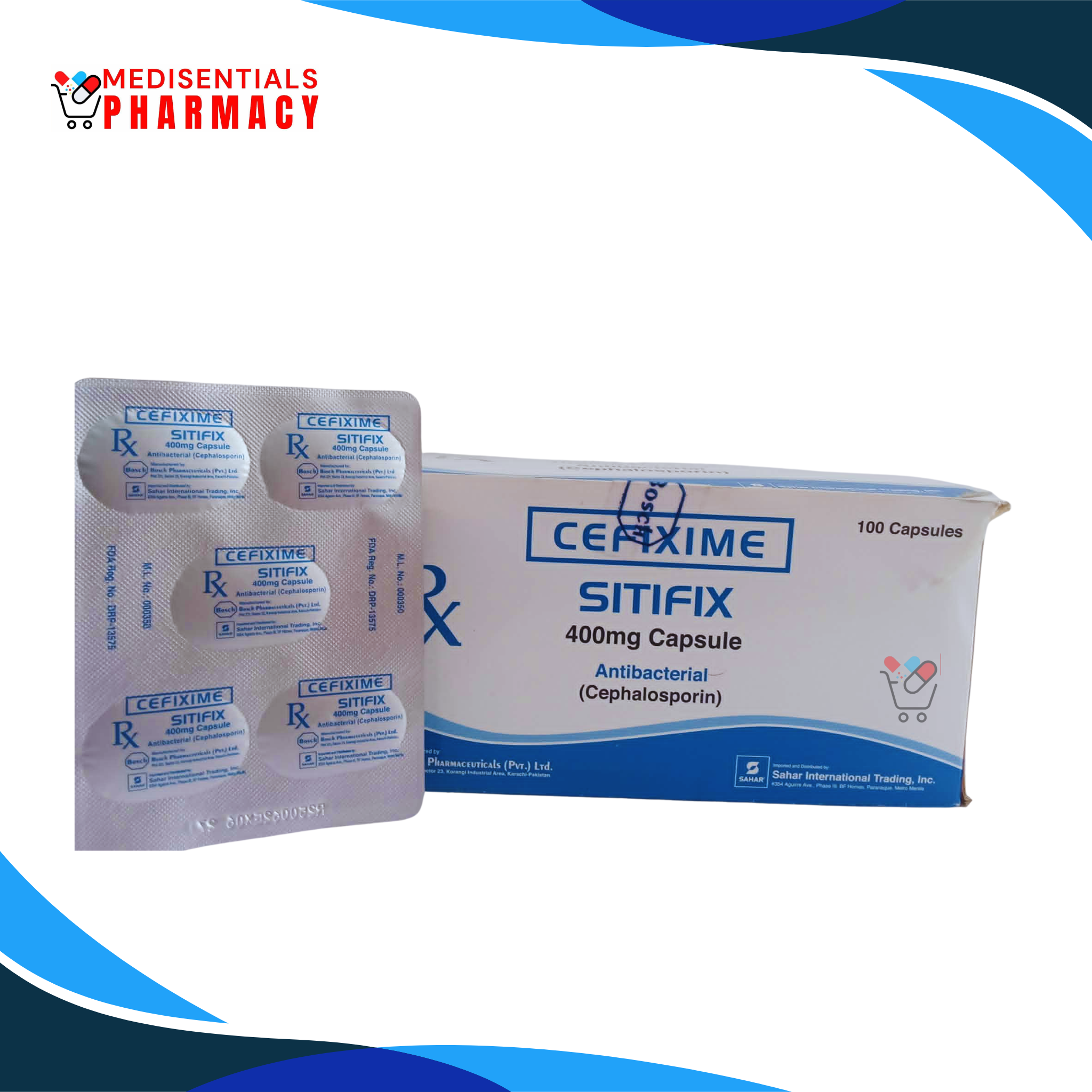 Cefixime (Sitifix) 400mg/cap