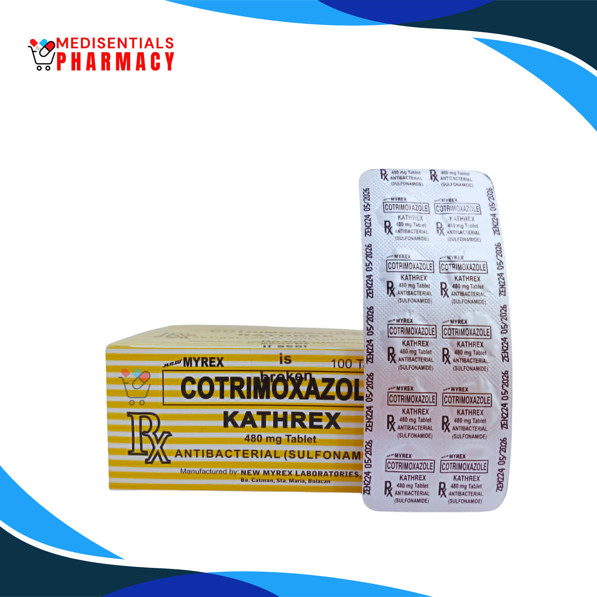 Cotrimoxazole (Kathrex) 480mg/tab