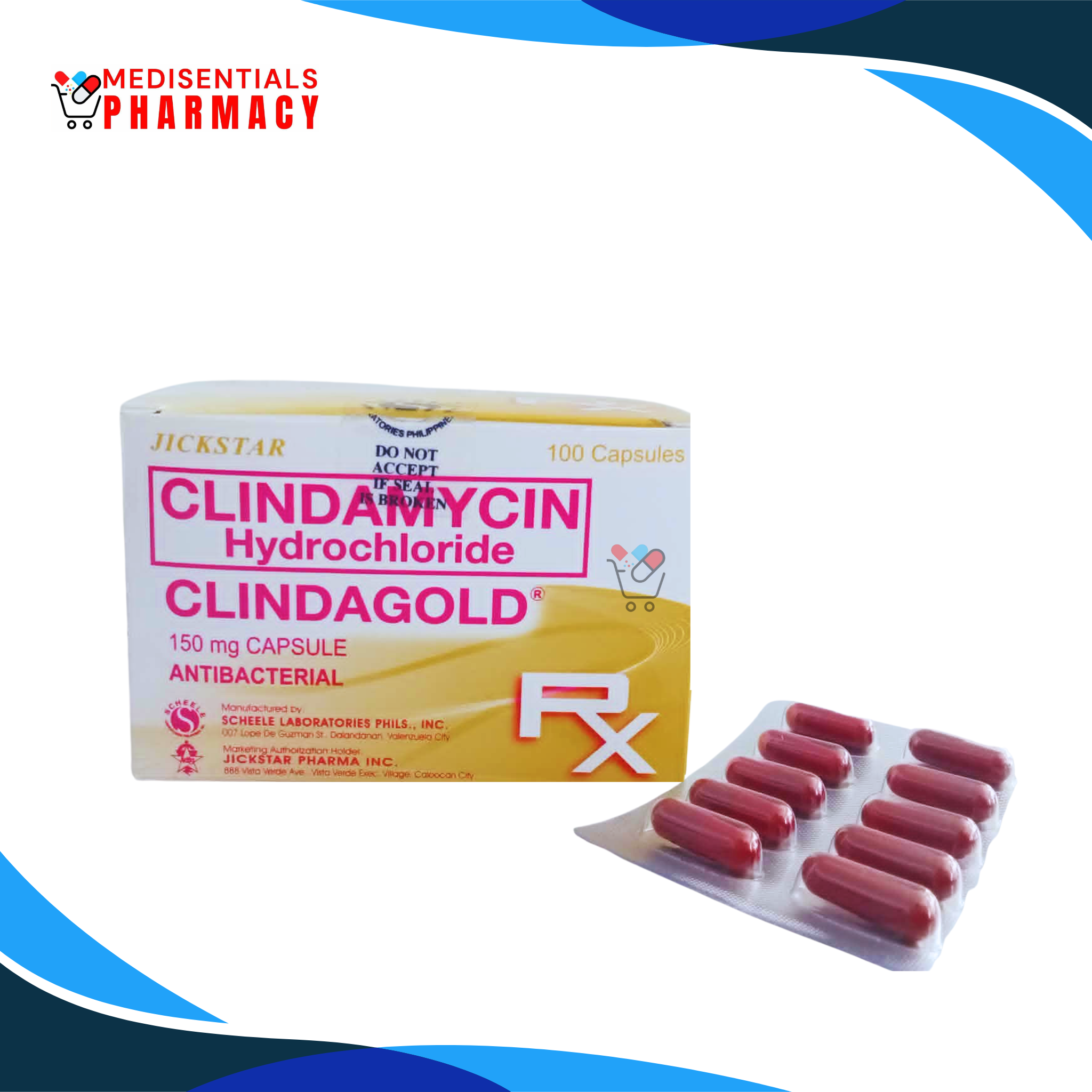Clindamycin (Acresil) 150mg/cap