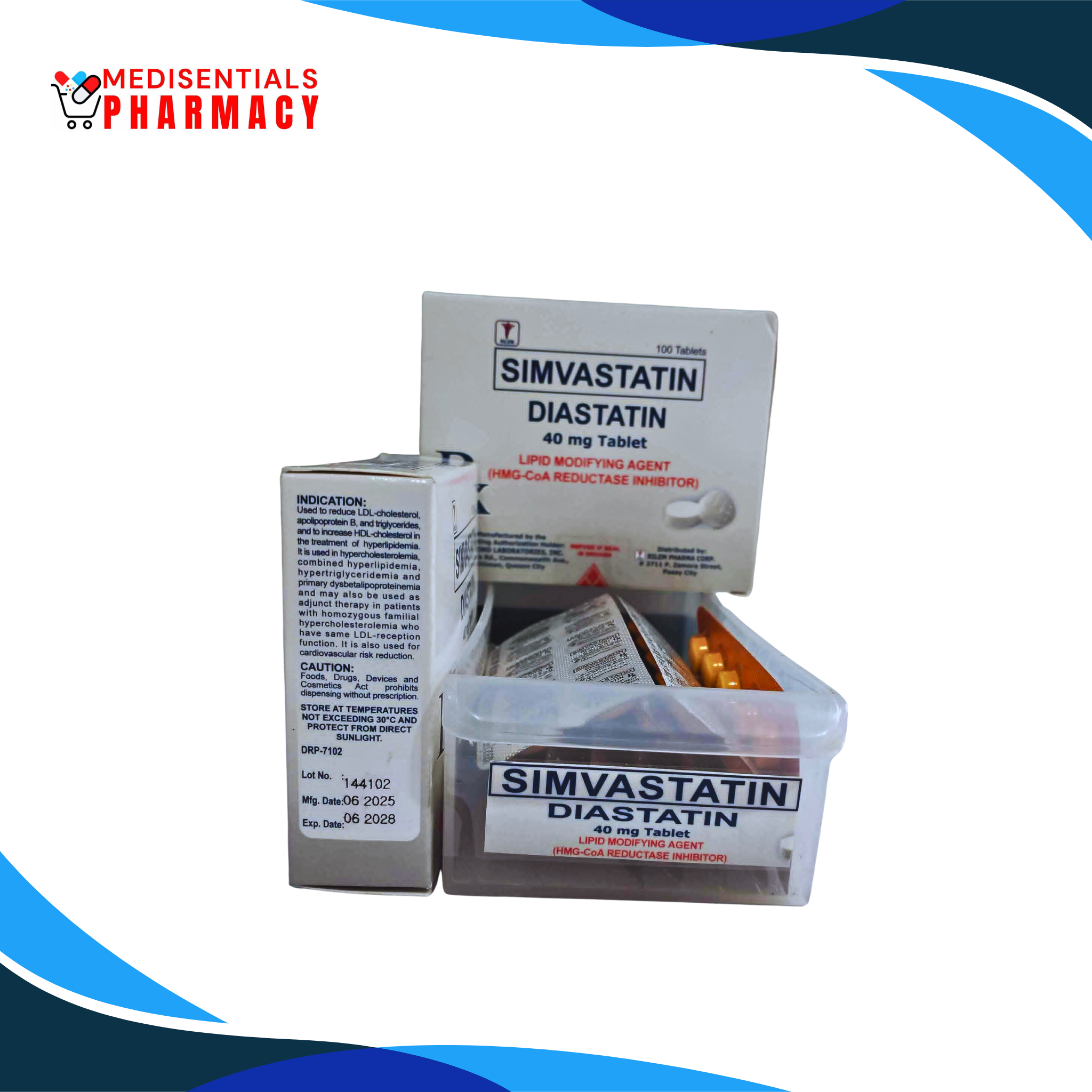 Simvastatin (Diastatin) 40mg/tab
