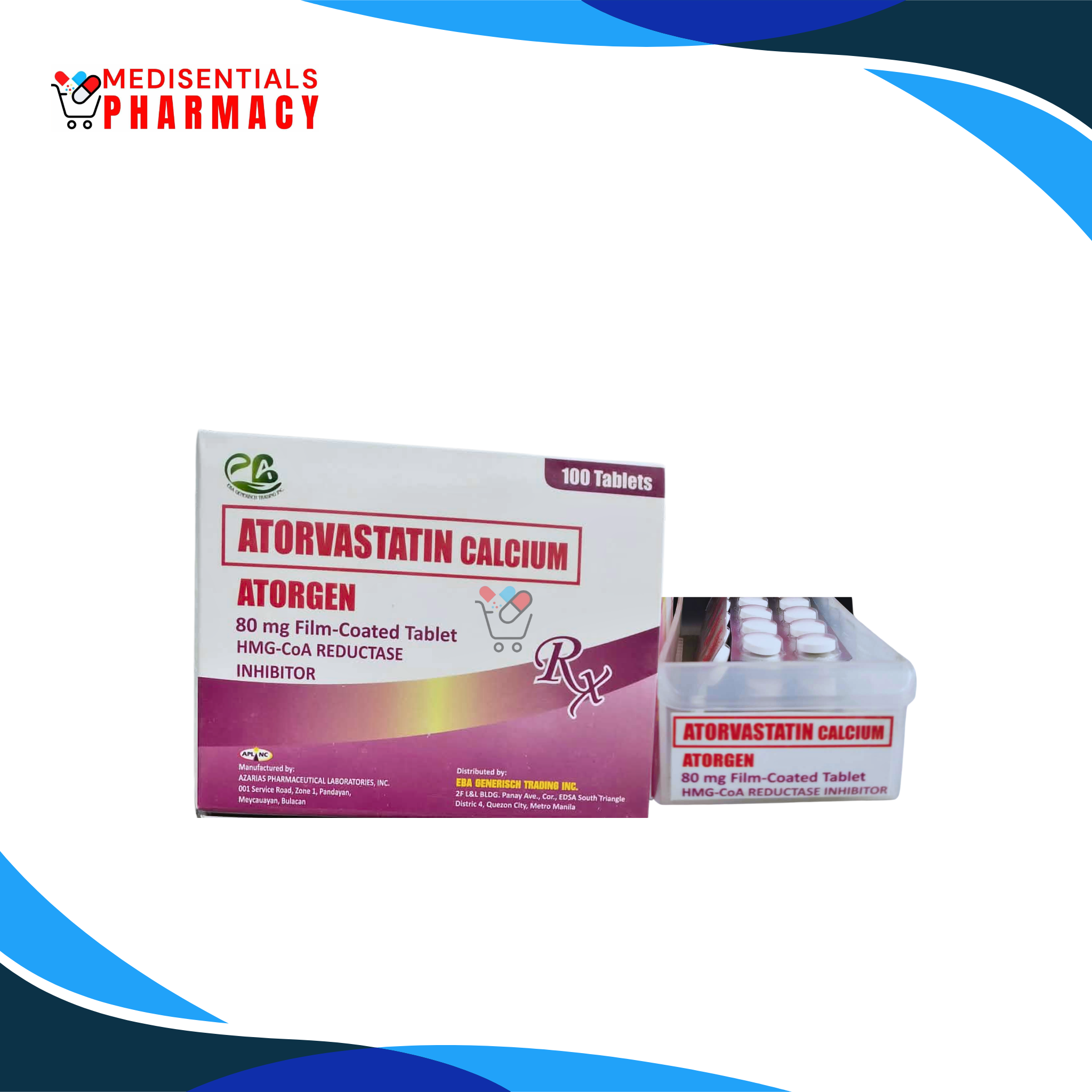 Atorvastatin (Atorgen)80mg/tab
