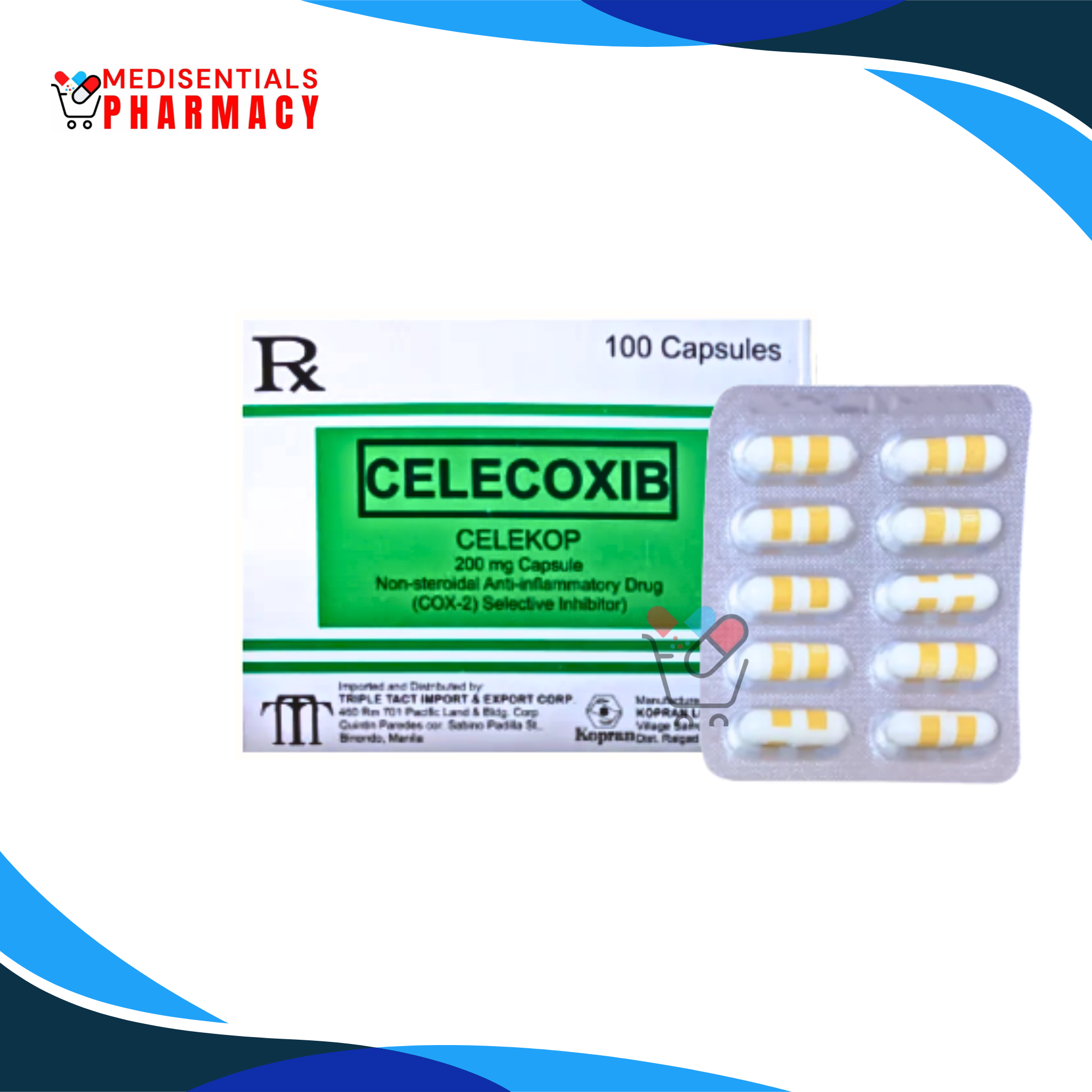 Celecoxib (Celekop) 200mg/cap